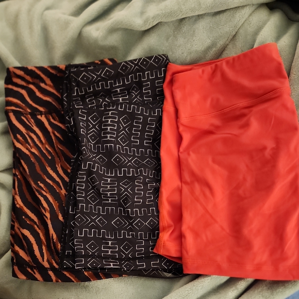 Set of 3 I Am Becoming Cross Fit Shorts Size Large